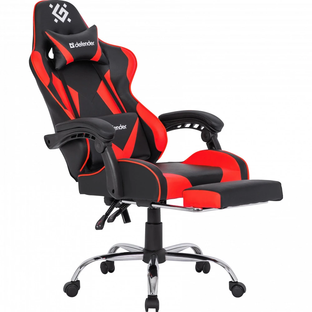 Компьютерное кресло Defender Pilot Black/Red 64354