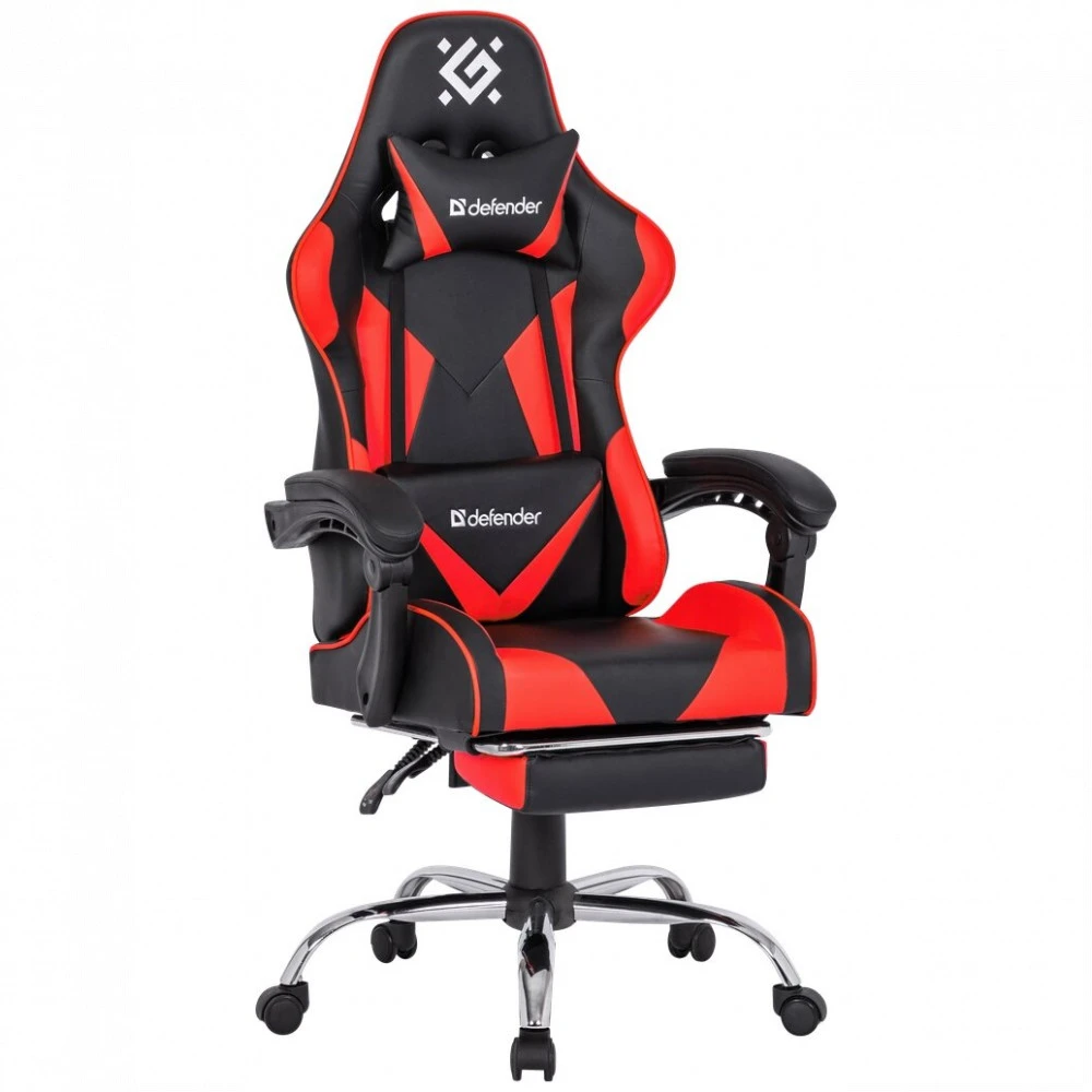 Компьютерное кресло Defender Pilot Black/Red 64354