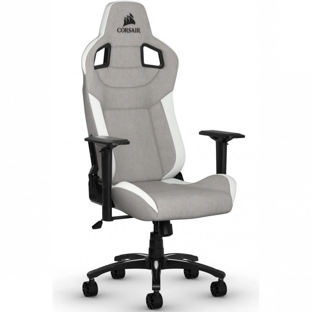 Компьютерное кресло Corsair T3 RUSH Серый-белый CF-9010058-WW