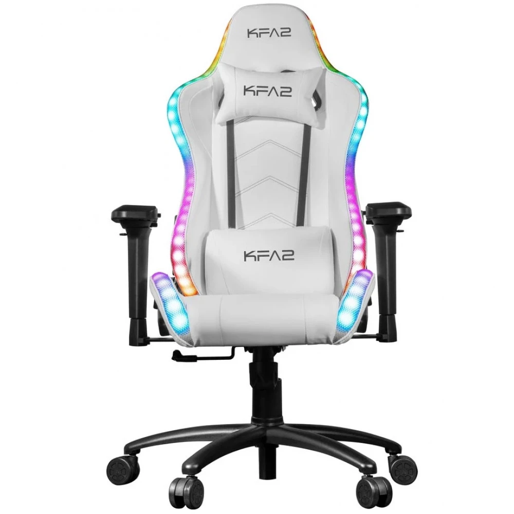 Компьютерное кресло KFA2 Gaming Chair 01 RGB SE White RK02P4DWY2