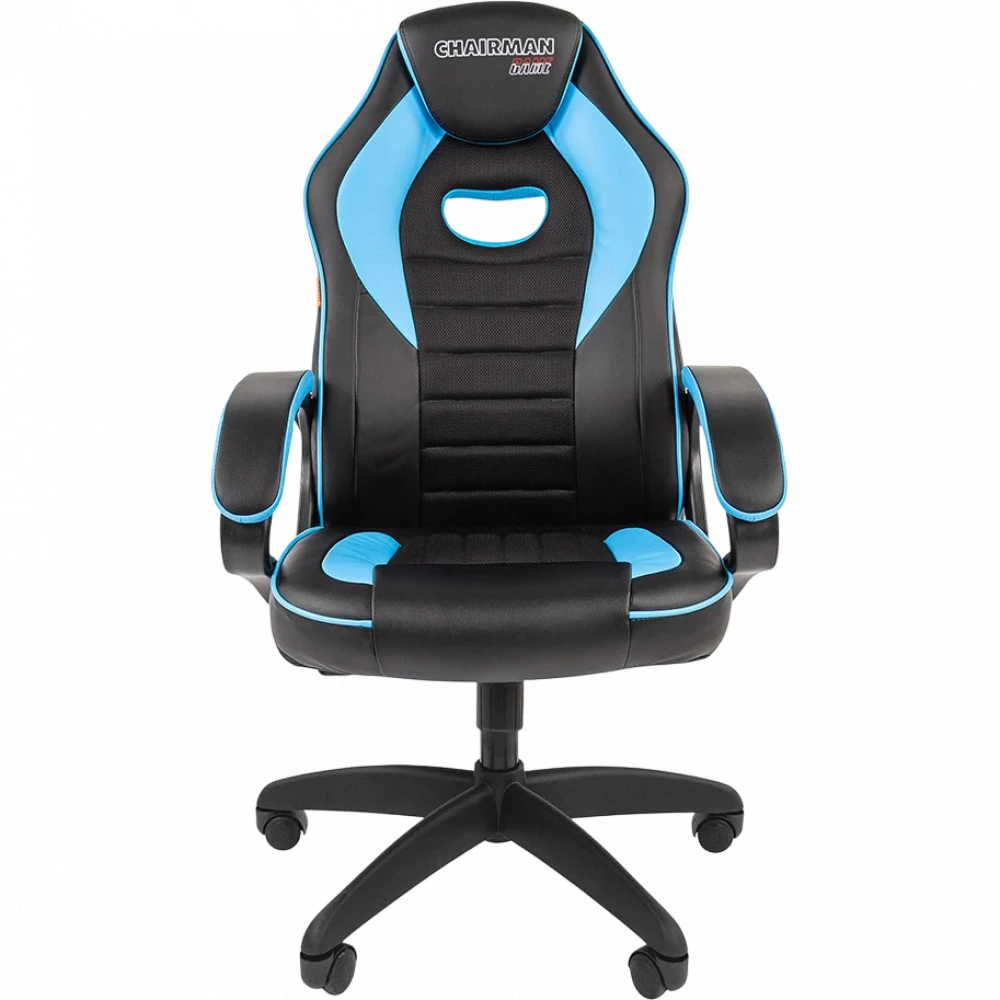 Компьютерное кресло Chairman Game 16 Black/Blue 7213488