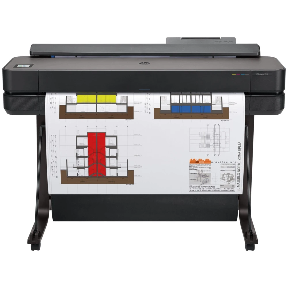 Плоттер HP DesignJet T650 5HB10A Цветной, Струйная, A1+ (24 дюйма) (610)