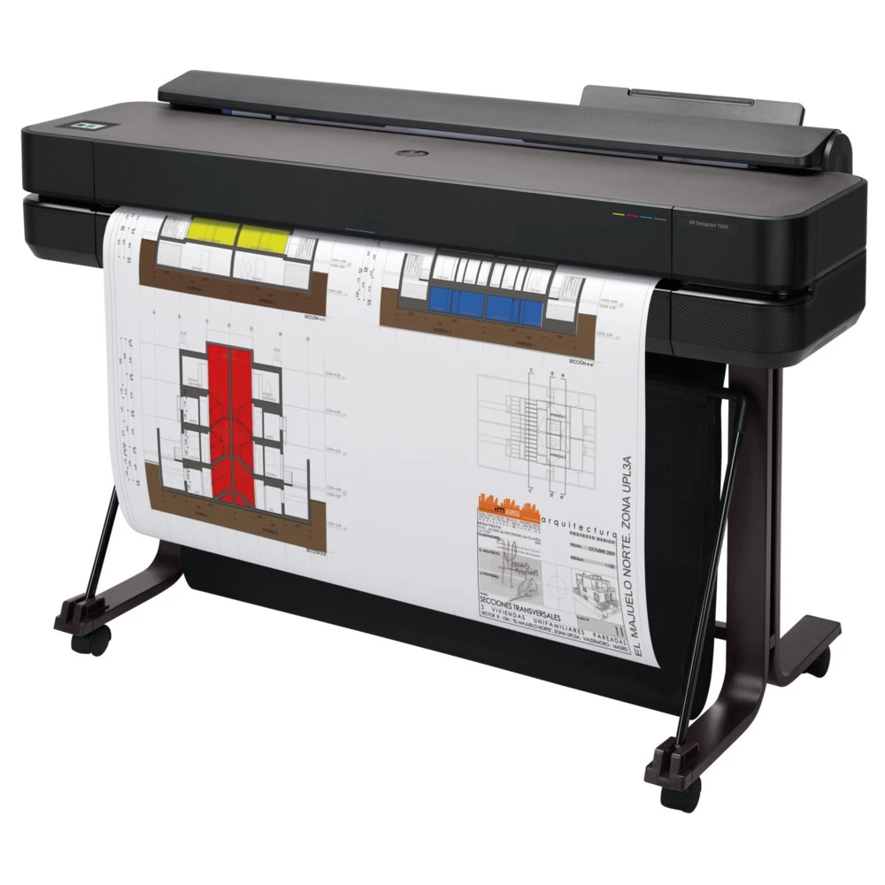 Плоттер HP DesignJet T650 5HB10A Цветной, Струйная, A1+ (24 дюйма) (610)