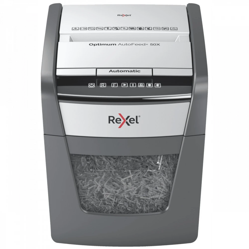 Шредер REXEL Optimum AutoFeed 50X 2020050XEU