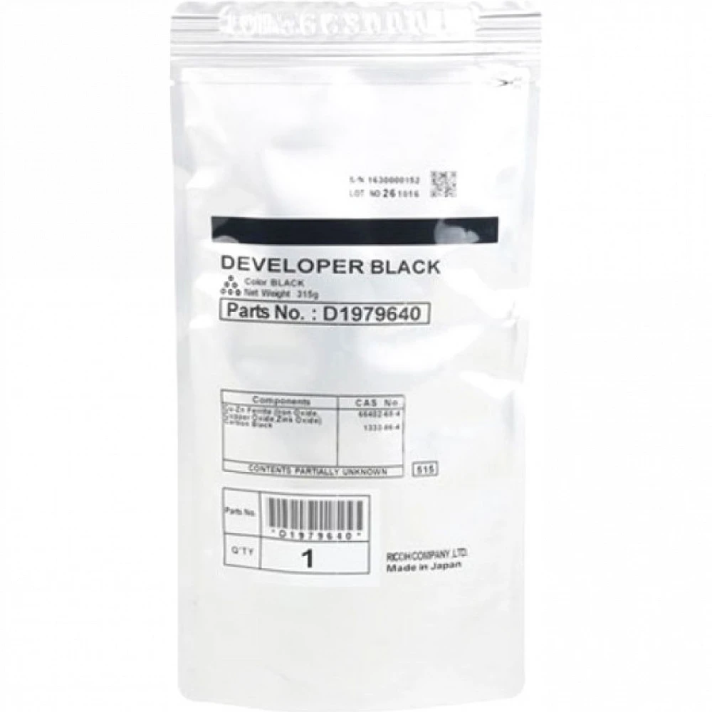 Опция для печатной техники Ricoh Девелопер черный для Ricoh MPxx54/4055-6055/IM4000-6000 D1979640