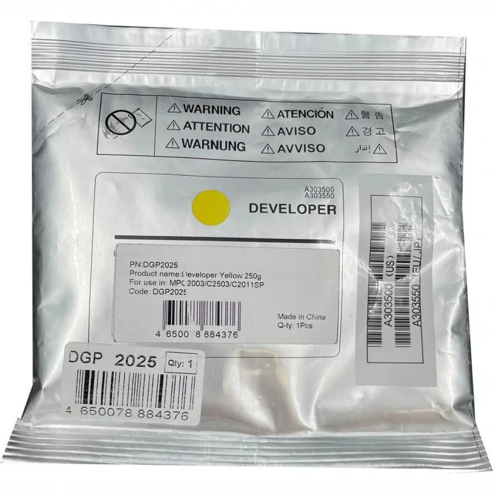 Опция для печатной техники CET Девелопер для MPC2003/C2503/C2011SP Yellow DGP2025