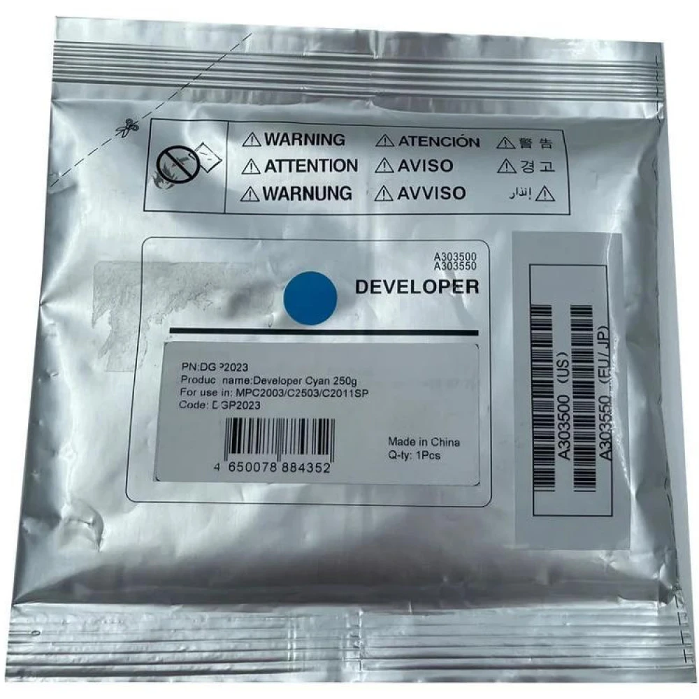Опция для печатной техники CET Девелопер для MPC2003/C2503/C2011SP Cyan DGP2023