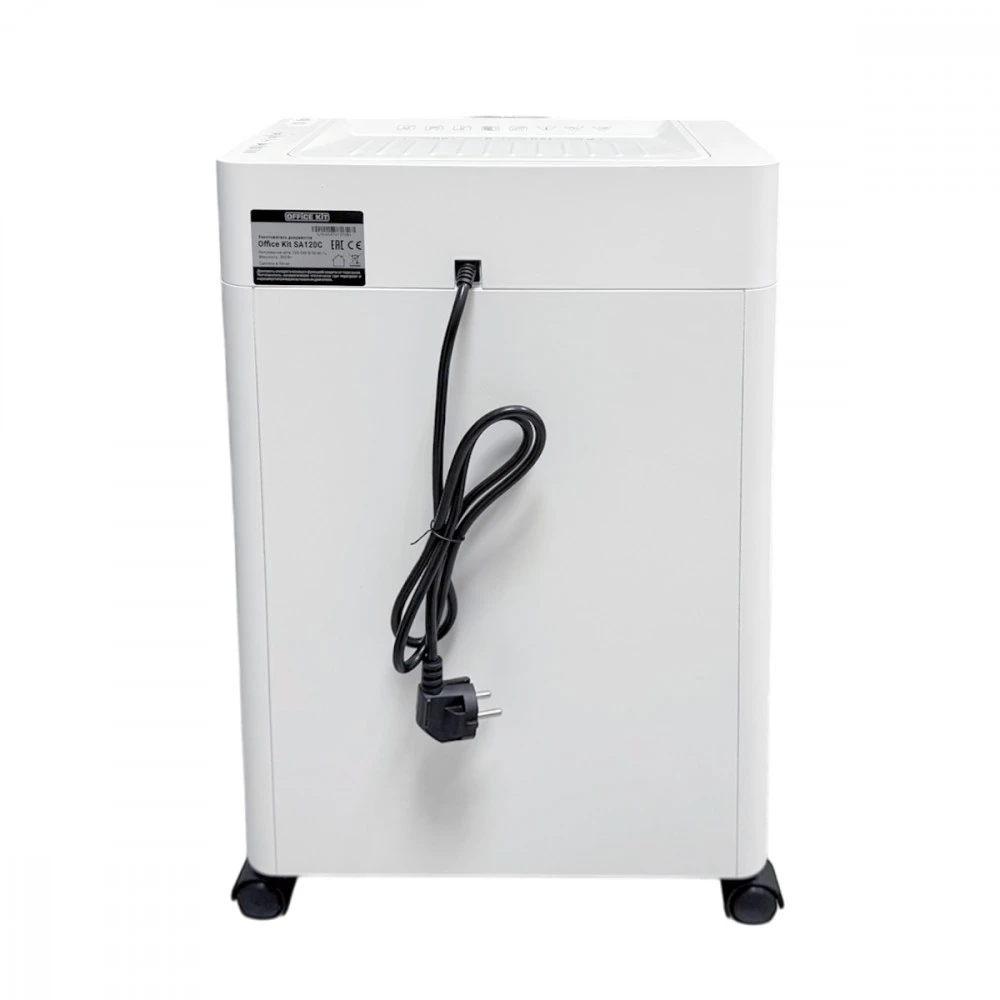 Шредер Office Kit SA120C белый OK3910SA120C