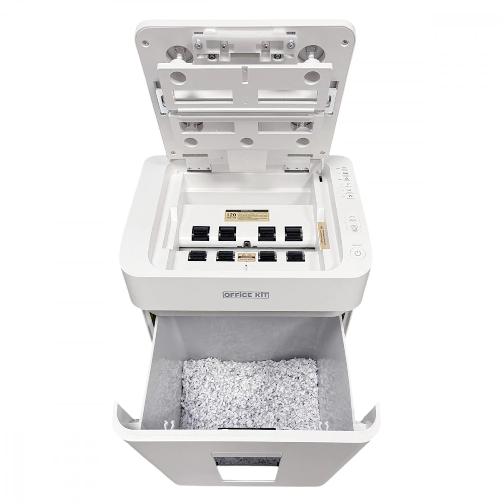 Шредер Office Kit SA120C белый OK3910SA120C