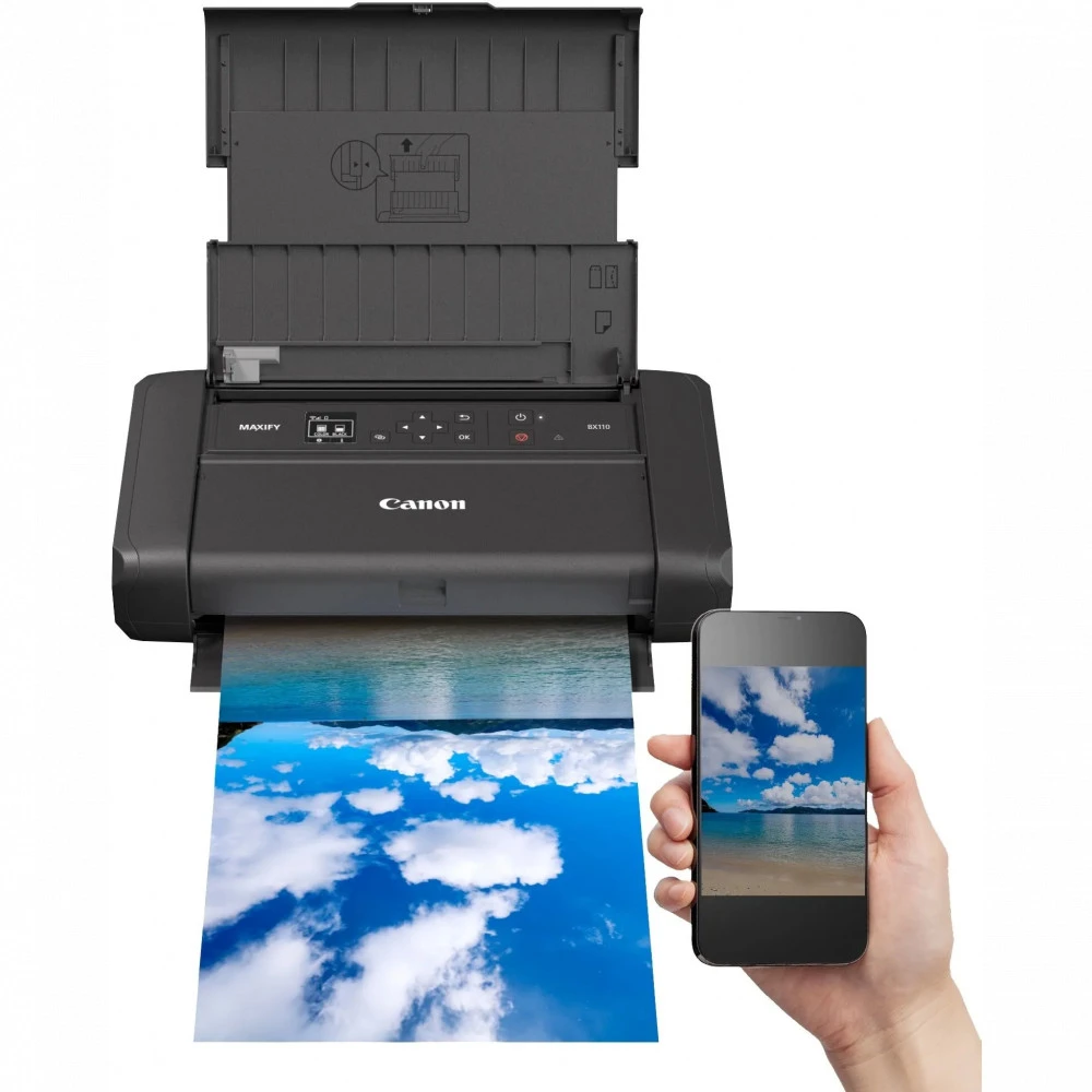 Принтер Canon MAXIFY BX110 WITH BATTERY 7069C027AA А4, Струйный, Цветная