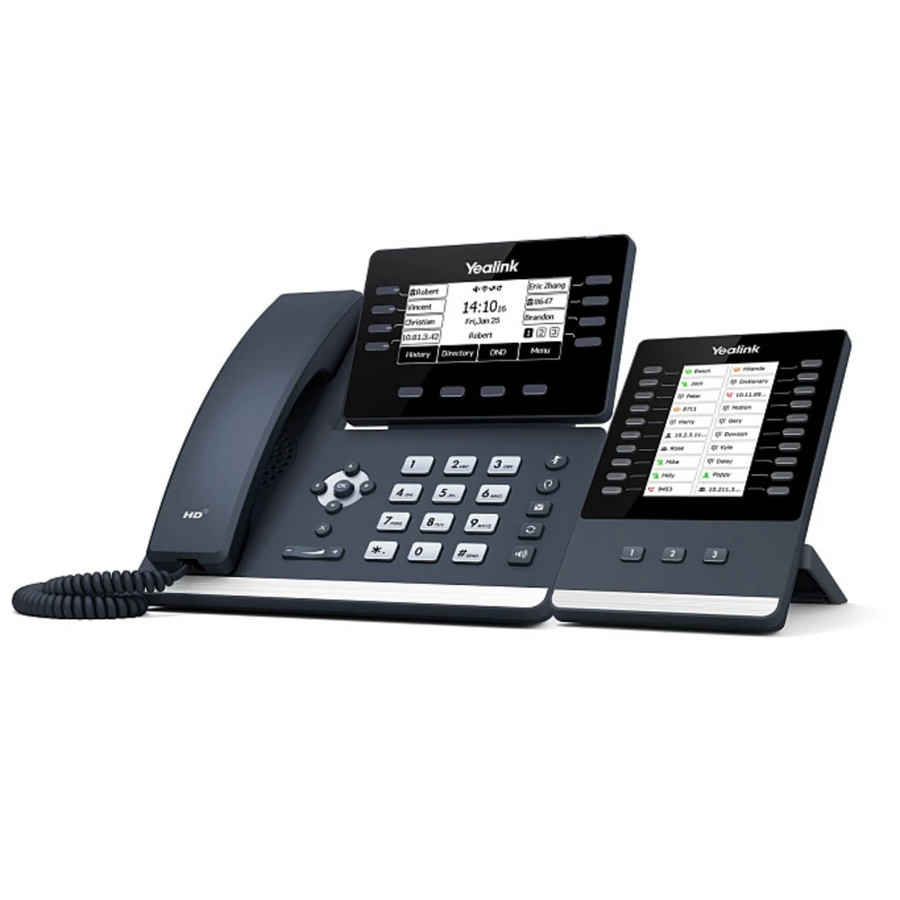 IP Телефон Yealink SIP-T53W Поддержка PoE