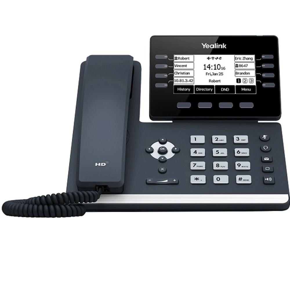 IP Телефон Yealink SIP-T53W Поддержка PoE