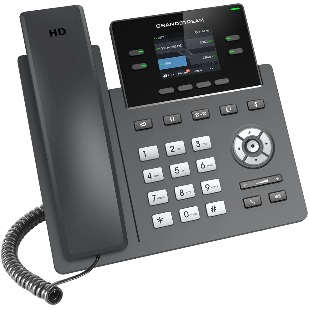 IP Телефон Grandstream GRP2612P Поддержка PoE
