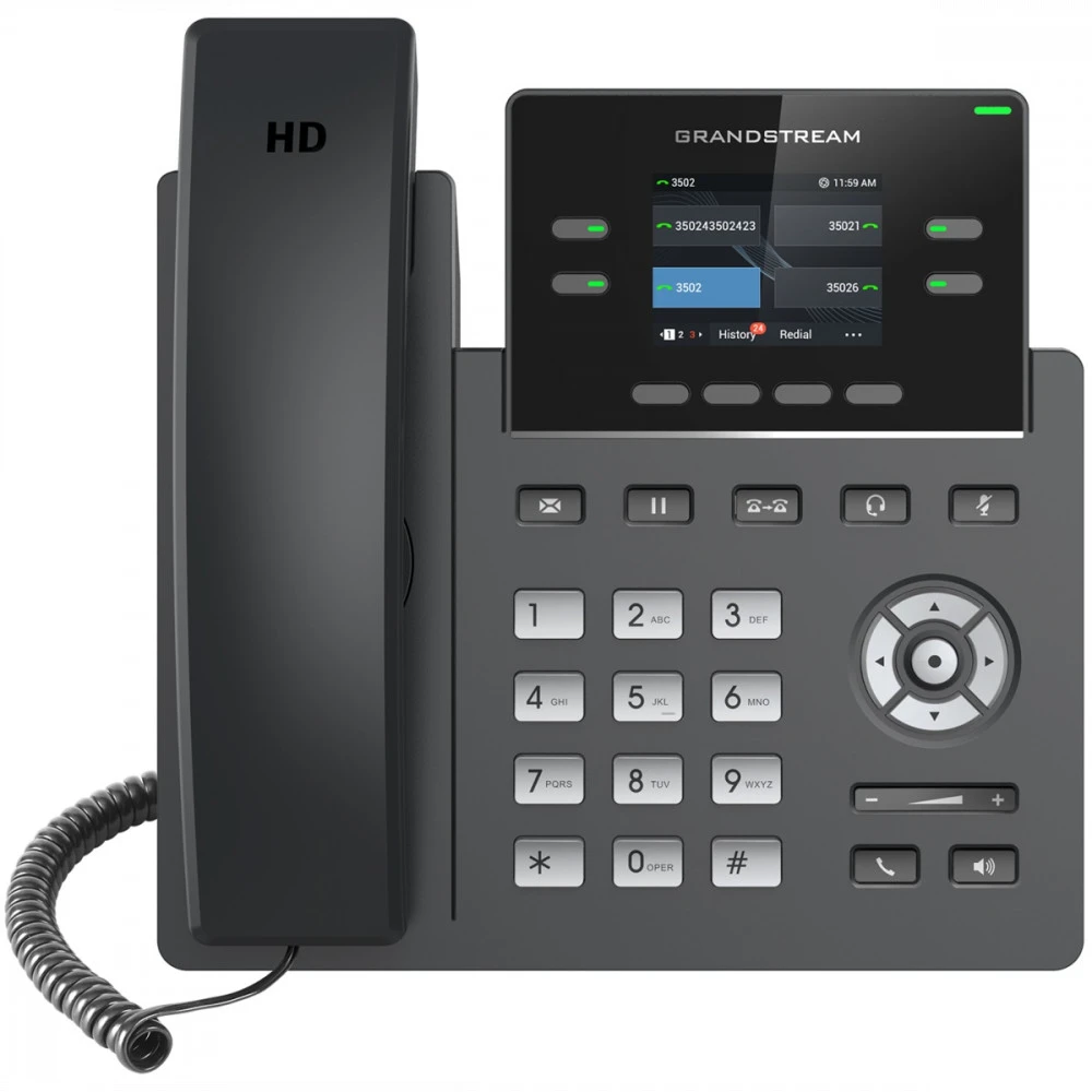 IP Телефон Grandstream GRP2612P Поддержка PoE