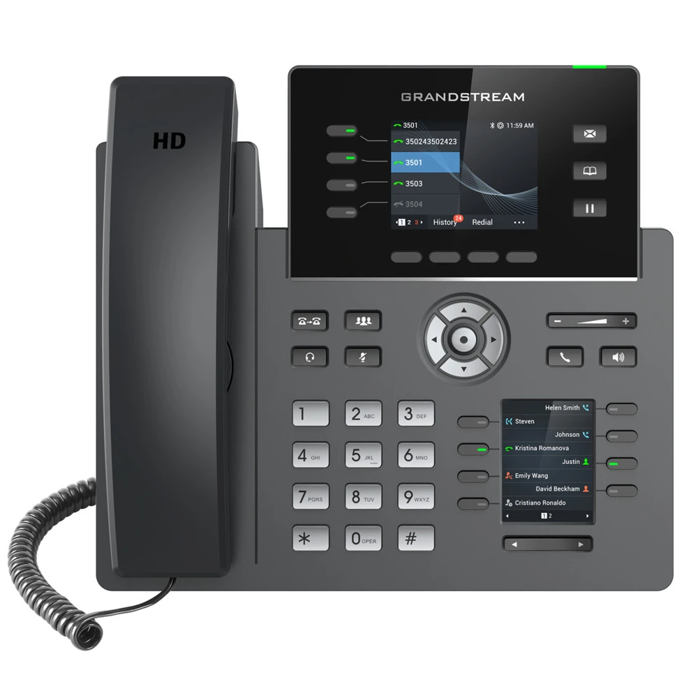 IP Телефон Grandstream GRP2614 Поддержка PoE