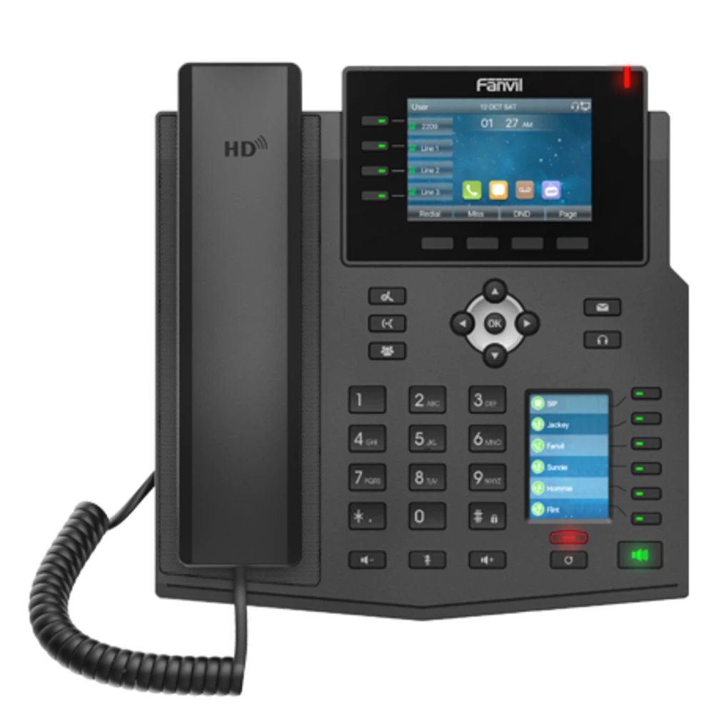 IP Телефон Fanvil X5U Поддержка PoE