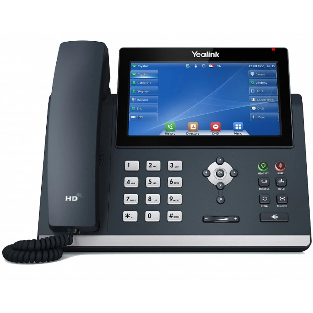 IP Телефон Yealink SIP-T48U Поддержка PoE