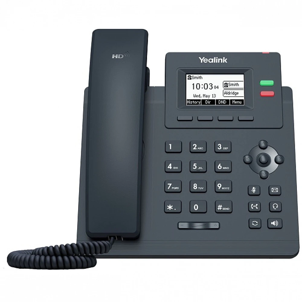 IP Телефон Yealink SIP-T31P Поддержка PoE