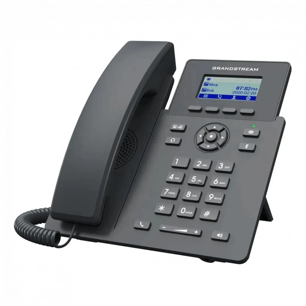 IP Телефон Grandstream GRP-2601P черный Поддержка PoE