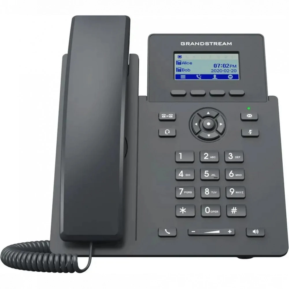 IP Телефон Grandstream GRP-2601P черный Поддержка PoE