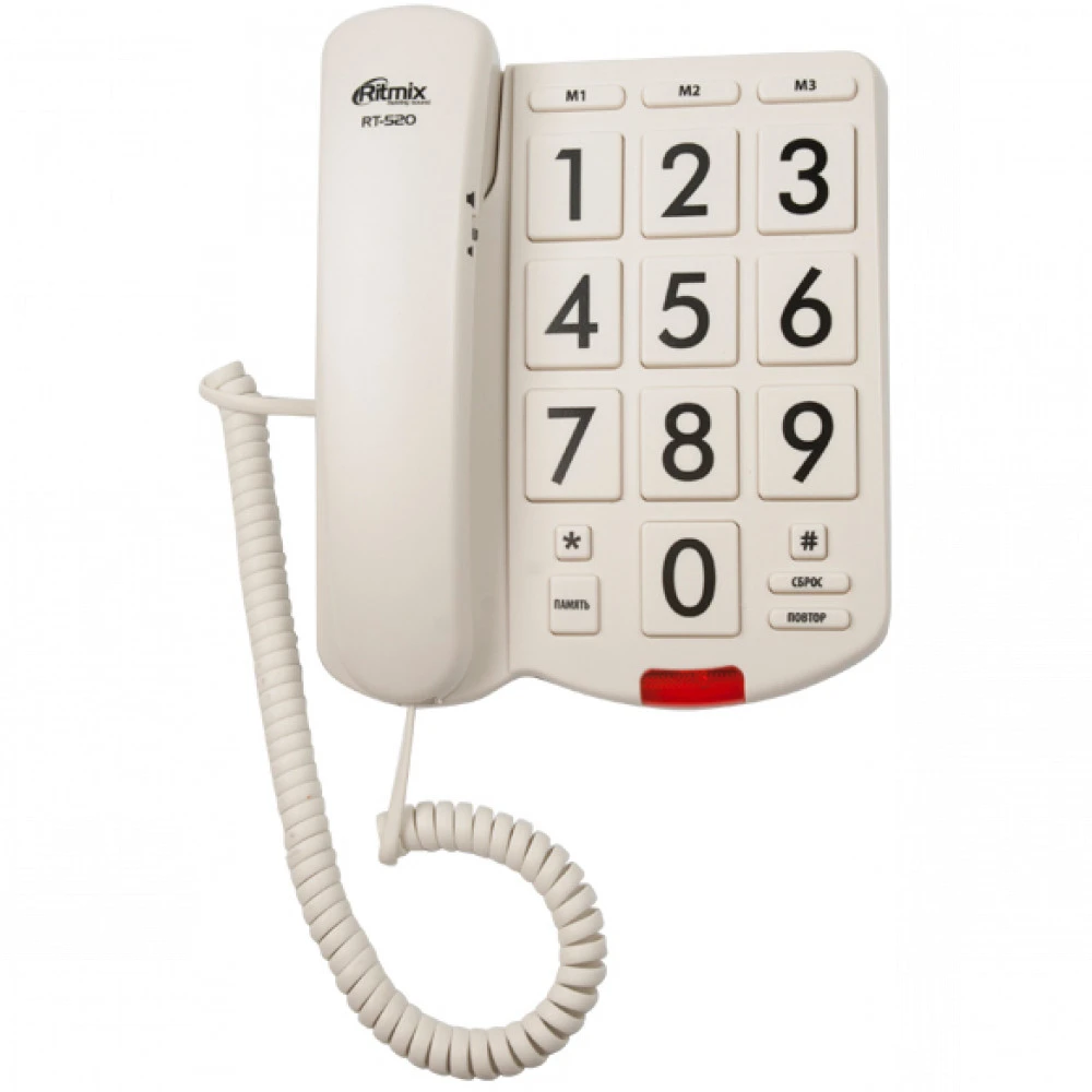 Аналоговый телефон Ritmix RT-520