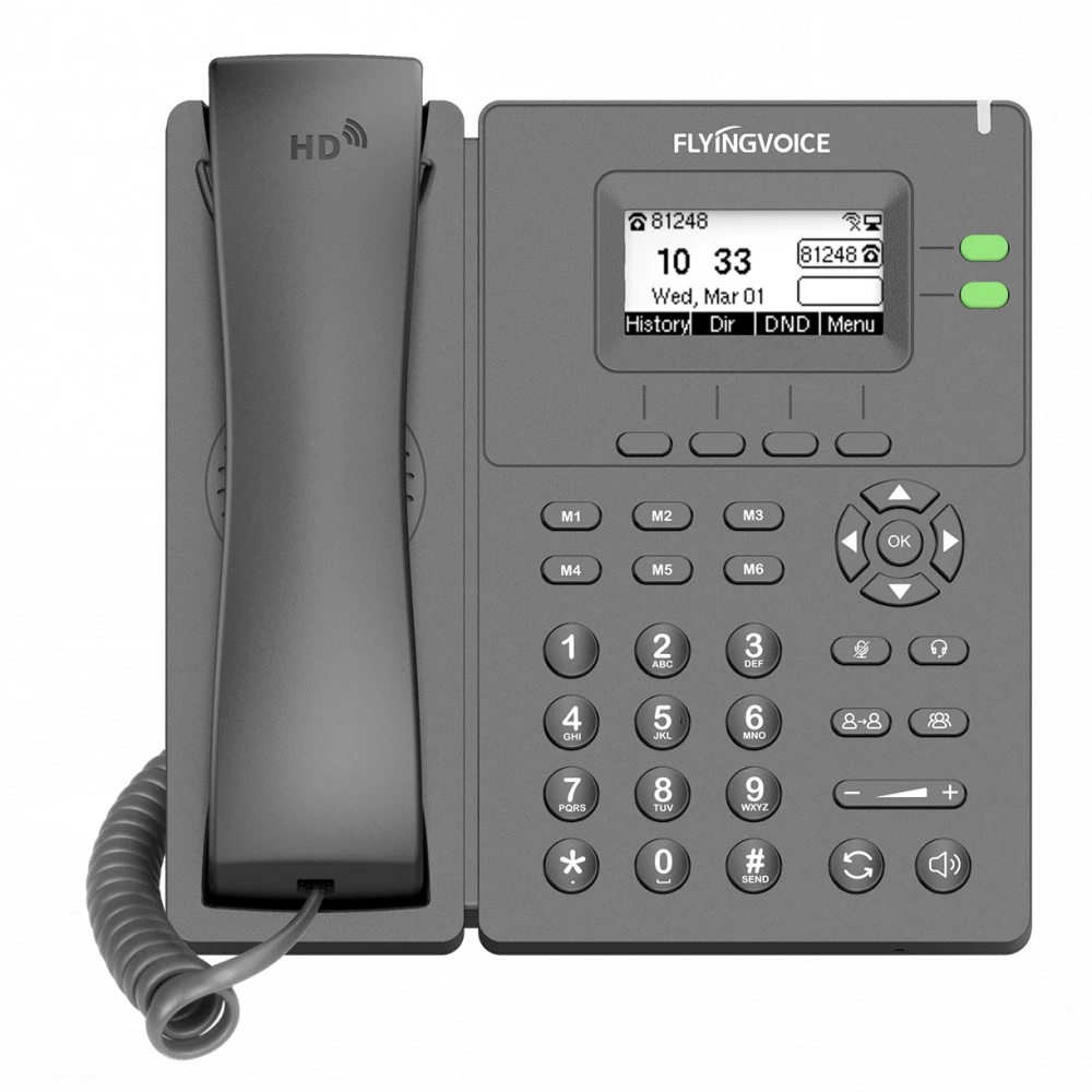 IP Телефон Flyingvoice P20G Поддержка PoE