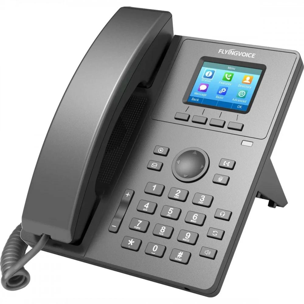 IP Телефон Flyingvoice P11 серый Поддержка PoE