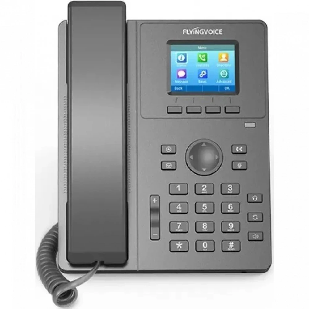 IP Телефон Flyingvoice P11 серый Поддержка PoE