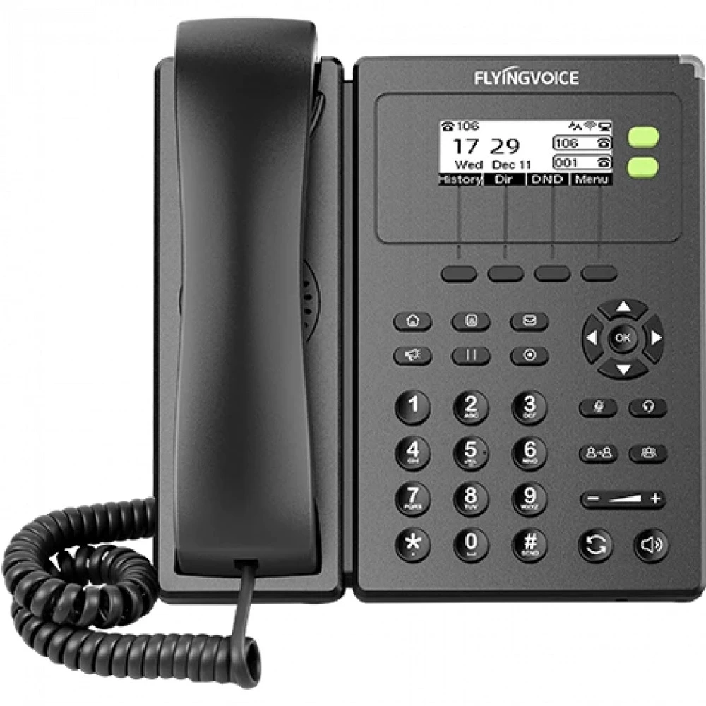 IP Телефон Flyingvoice FIP10P Поддержка PoE