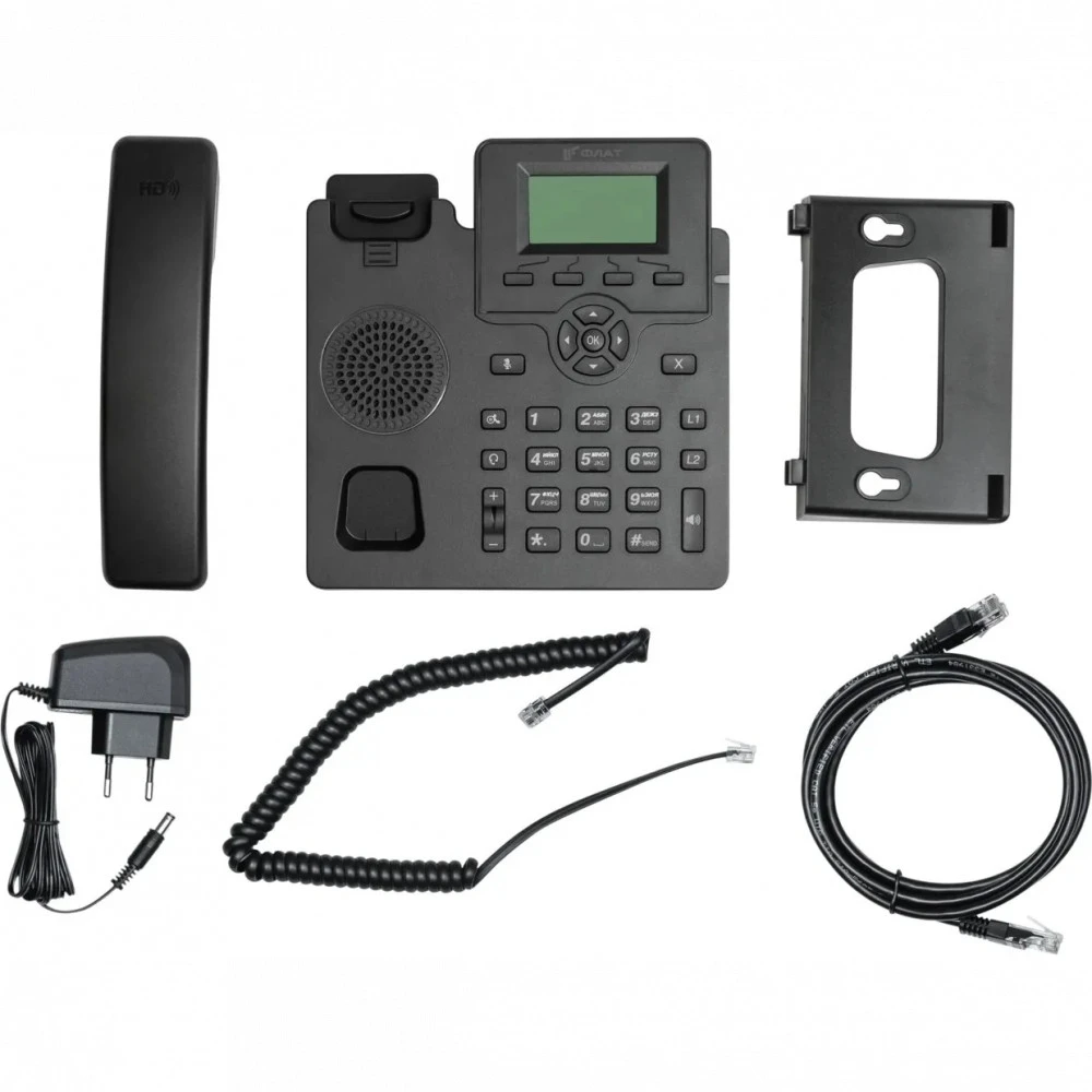 IP Телефон Flat PHONE C10/RU FLAT-PHONE-C10/RU Поддержка PoE