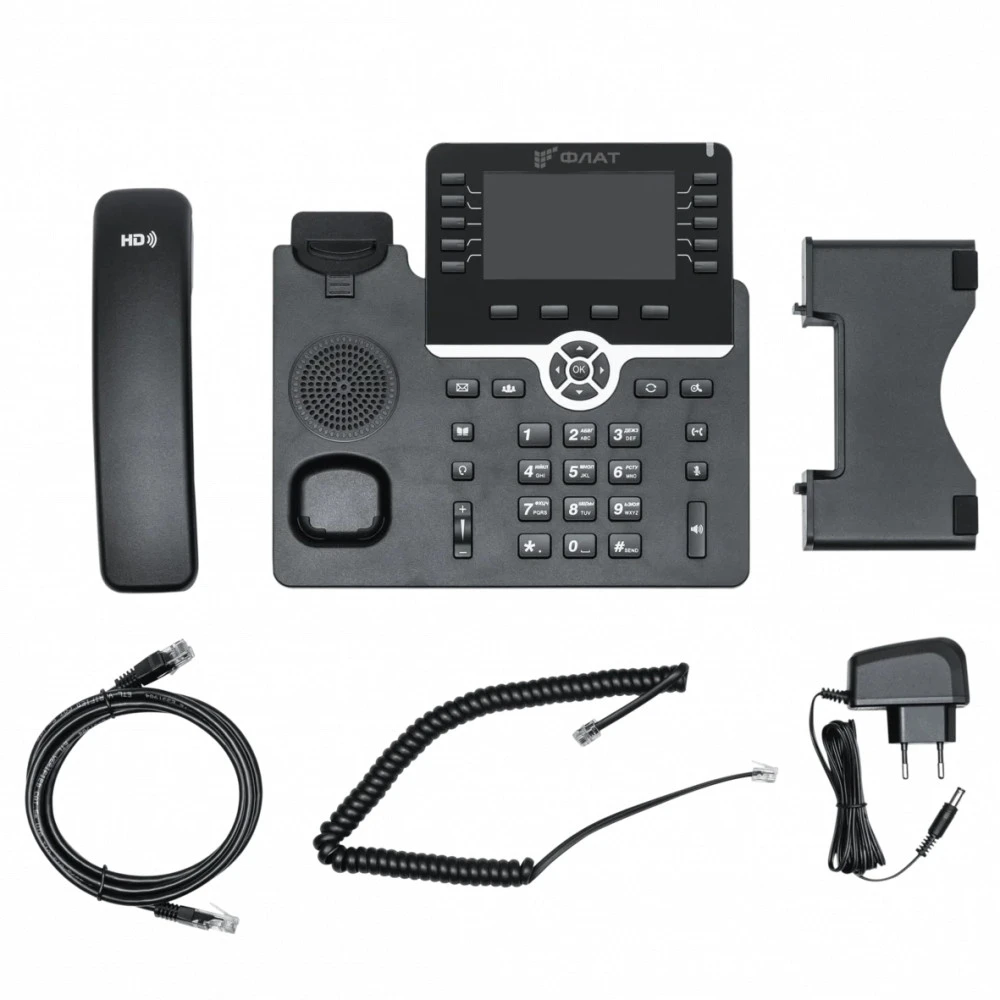 IP Телефон Flat PHONE-B10/RU FLAT-PHONE-B10/RU Поддержка PoE