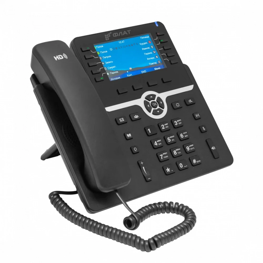 IP Телефон Flat PHONE-B10/RU FLAT-PHONE-B10/RU Поддержка PoE