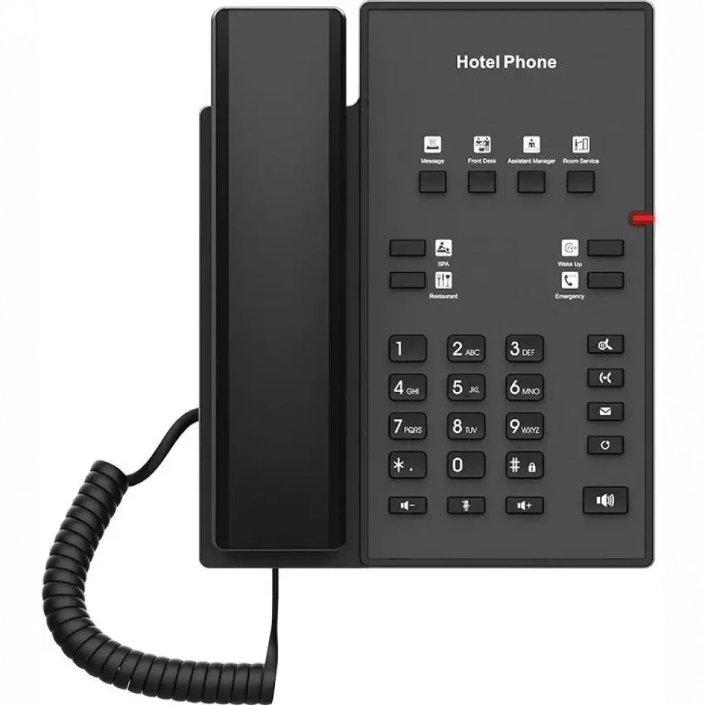 IP Телефон Fanvil H1-2 WIRE Поддержка PoE