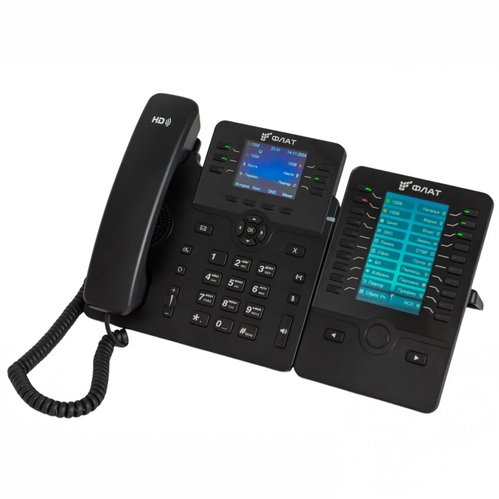 IP Телефон Flat B6 Flat-Phone-B6P_DEMO Поддержка PoE