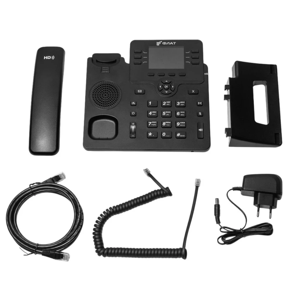 IP Телефон Flat B6 Flat-Phone-B6P_DEMO Поддержка PoE