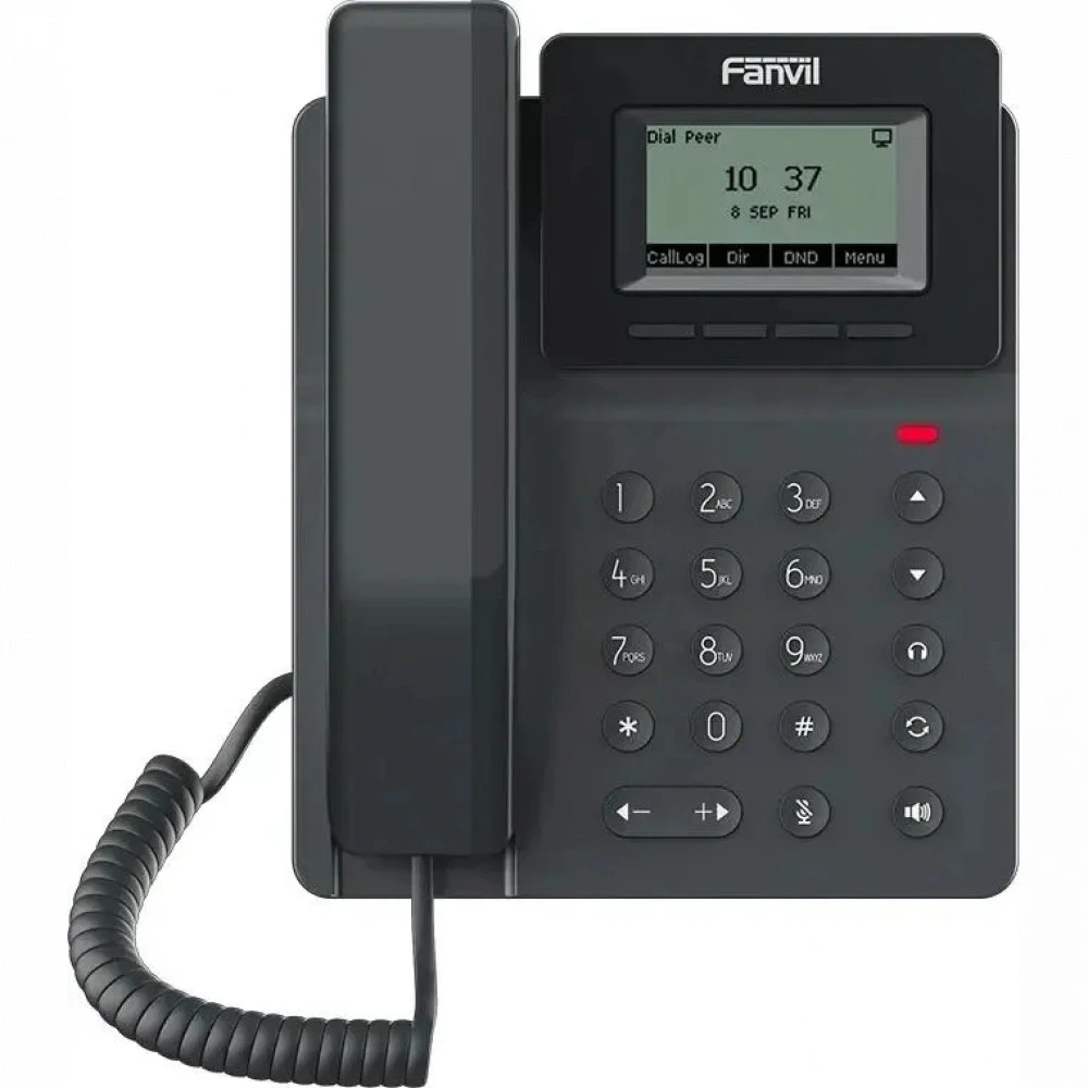 IP Телефон Fanvil V50P черный Поддержка PoE