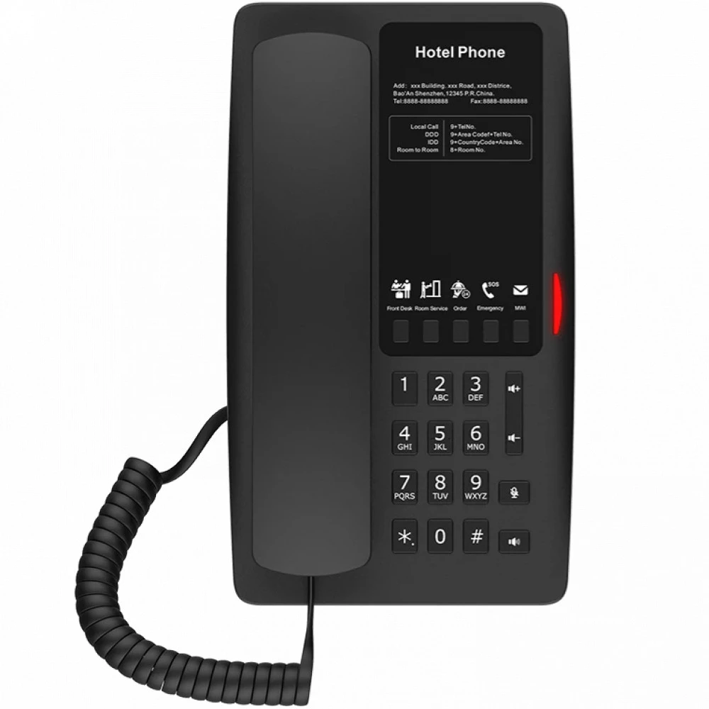 IP Телефон Fanvil H4 BLACK Поддержка PoE