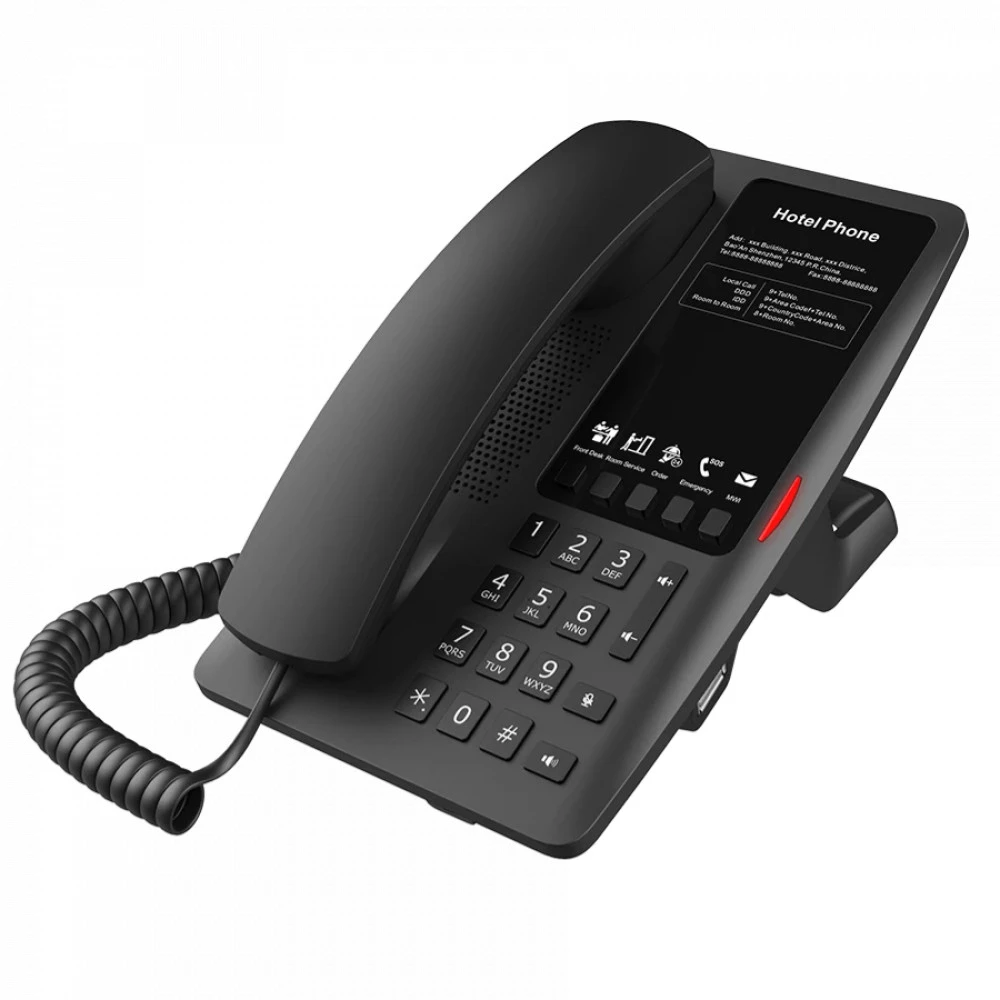 IP Телефон Fanvil H4 BLACK Поддержка PoE