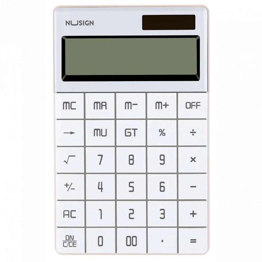 Калькулятор deli Nusign ENS041WHITE