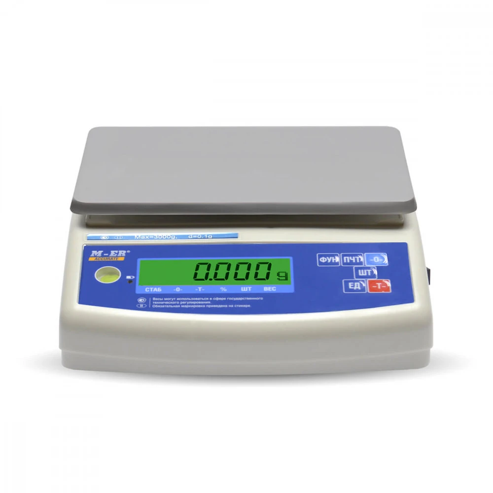 Торговые весы Mertech M-ER 122 АCF-3000.1 "ACCURATE" M-ER3007