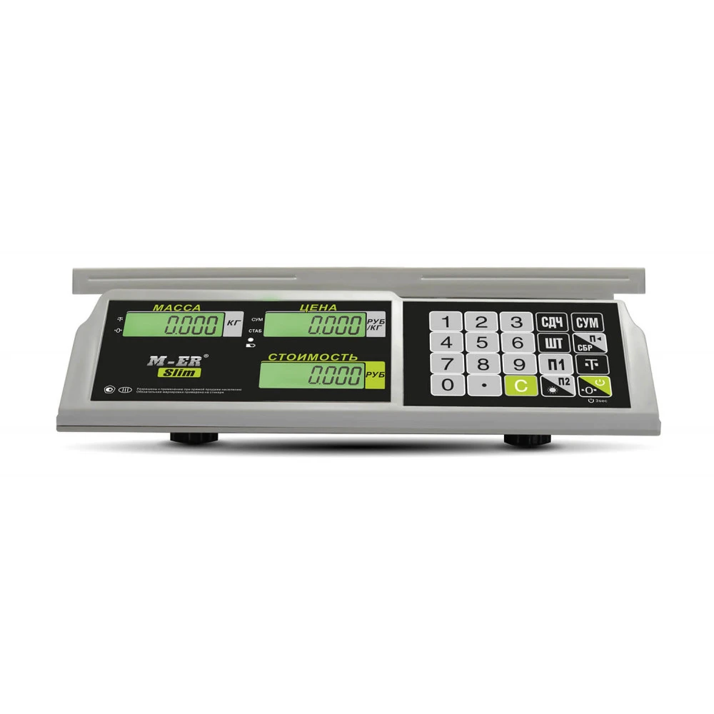 Торговые весы Mertech M-ER 326 AC-32.5 "Slim" M-ER3041
