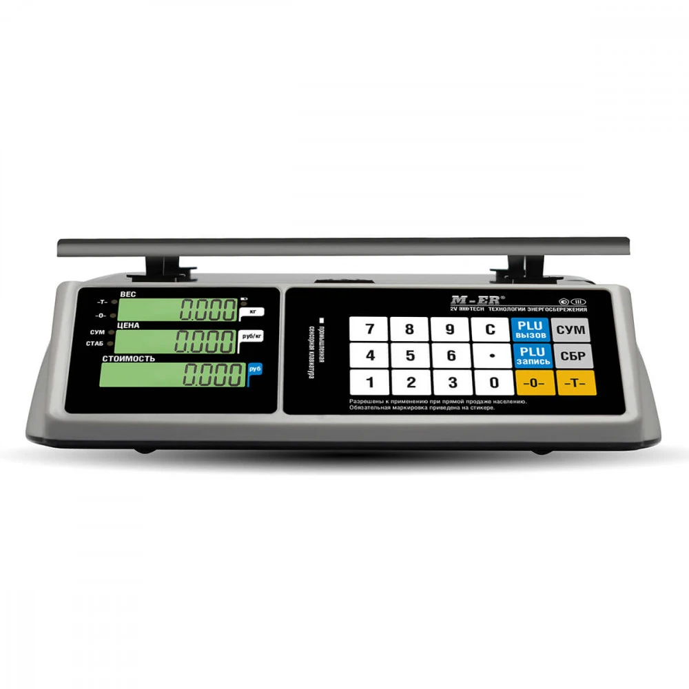 Торговые весы Mertech M-ER 328 AC-6.1 "TOUCH-M" M-ER3664