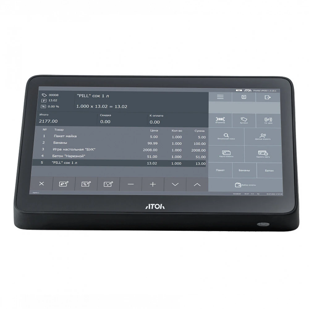 POS терминал АТОЛ Optima 7 Lite F0000004550