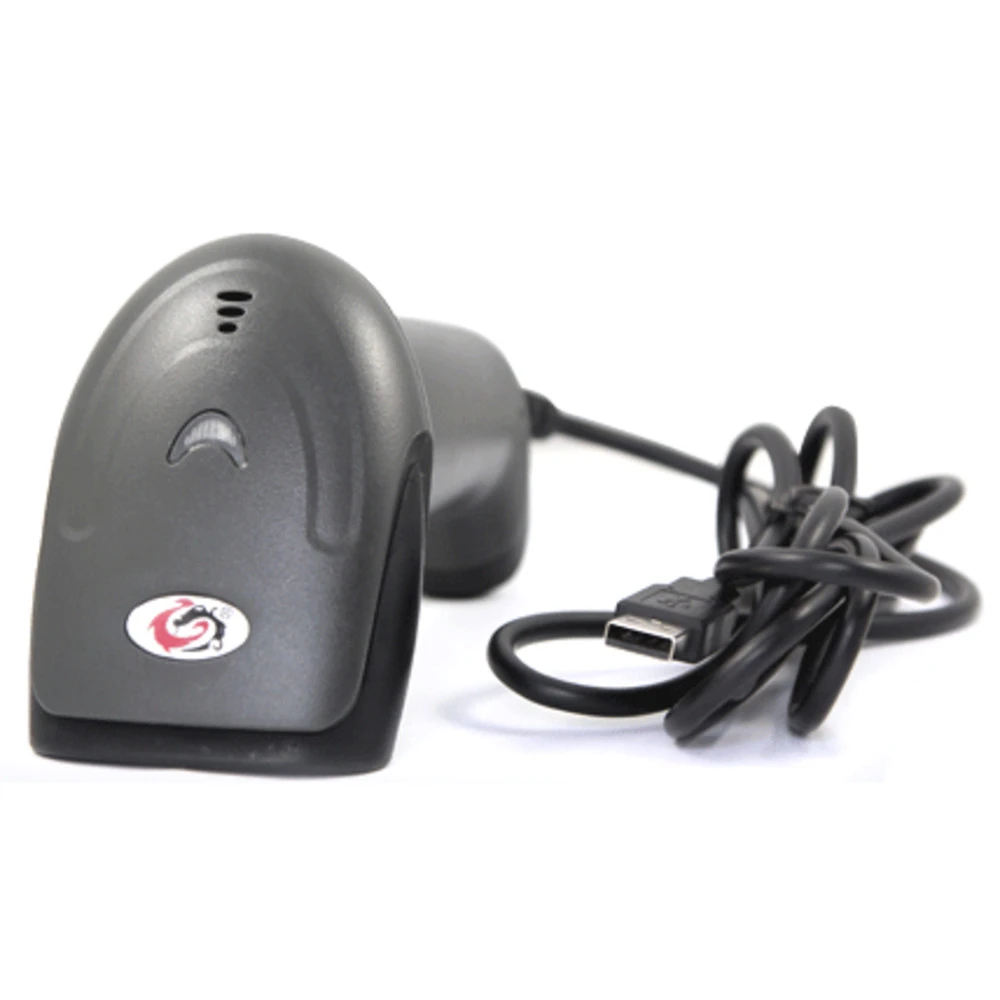 Сканер штрихкода SUNLUX XL-5500 CCD Ручной проводной, 1D, USB, Черный