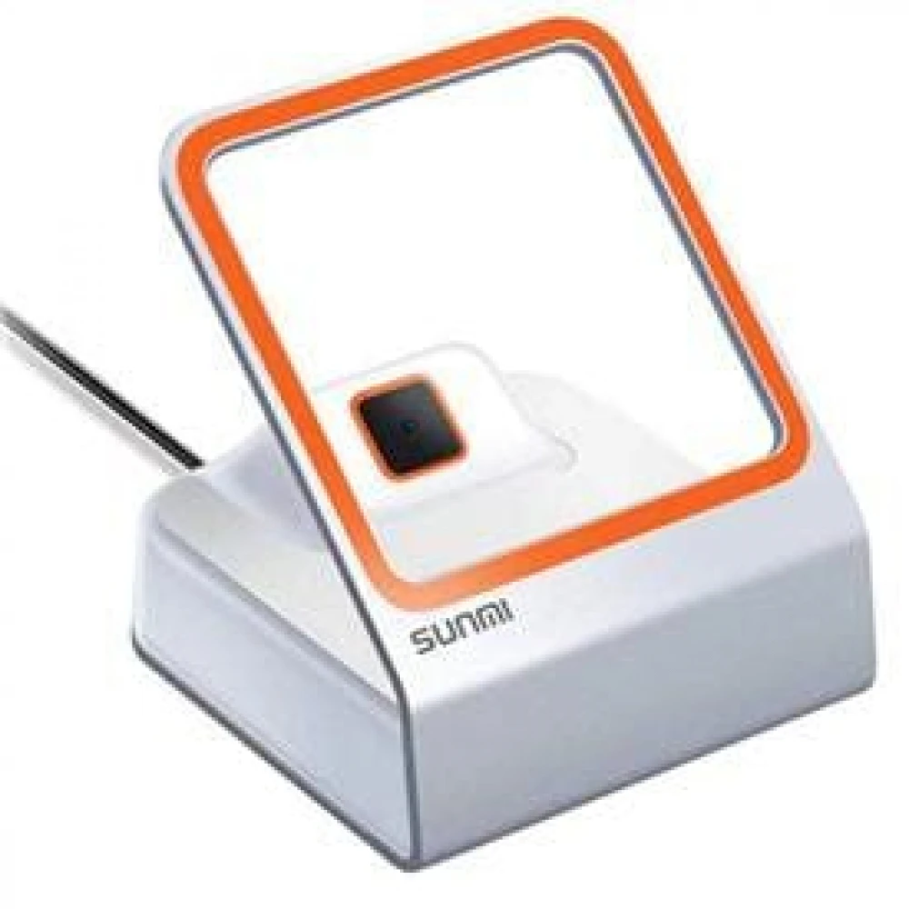 Сканер штрихкода Sunmi C10010039 Стационарный, 1D/2D, USB, Белый