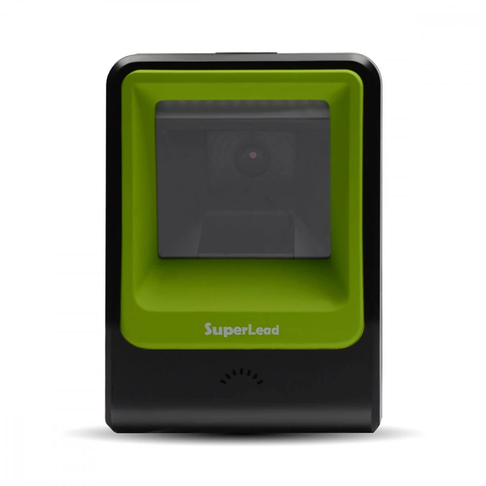 Сканер штрихкода Mertech 8400 P2D Superlead USB Green Mertech4842 Стационарный, 2D, USB-COM, USB-HID, Черно-зеленый
