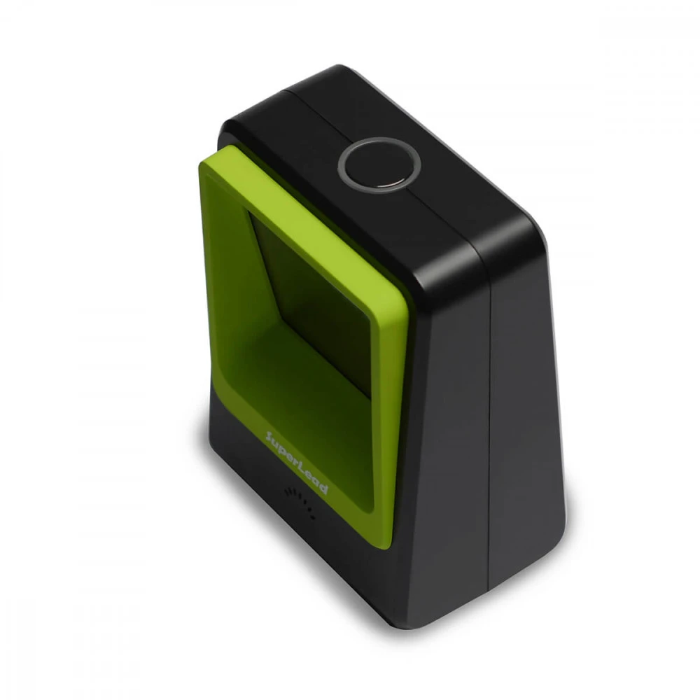 Сканер штрихкода Mertech 8400 P2D Superlead USB Green Mertech4842 Стационарный, 2D, USB-COM, USB-HID, Черно-зеленый