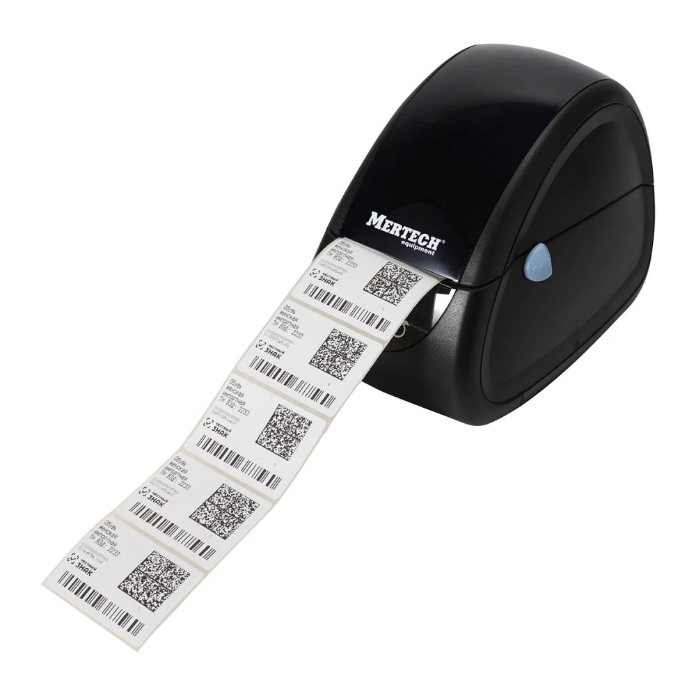 Принтер этикеток Mertech LP80 EVA RS232-USB Black Mertech4585
