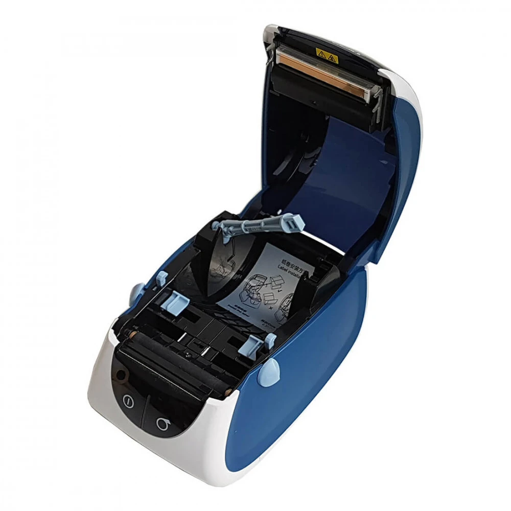 Принтер этикеток Mertech MPRINT LP80 EVA RS232-USB White & blue MPRINT4526