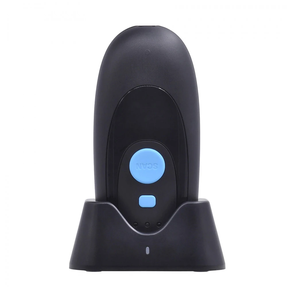 Сканер штрихкода Mertech CL-5300 с зарядно-коммуникационным устройством (Cradle) Mertech4857 Ручной беспроводной, 2D, USB-COM, USB-HID, Черный